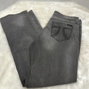 EUC seven7 bootcut gray jeans, size 8